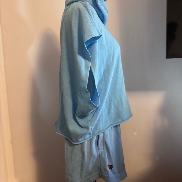 Aviator Nation Light Blue Women's Shorts - Picture 4 of 7